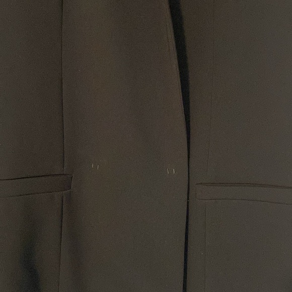 Strenesse women’s size 4 black tailored sleeveless blazer double button closure - Picture 2 of 7